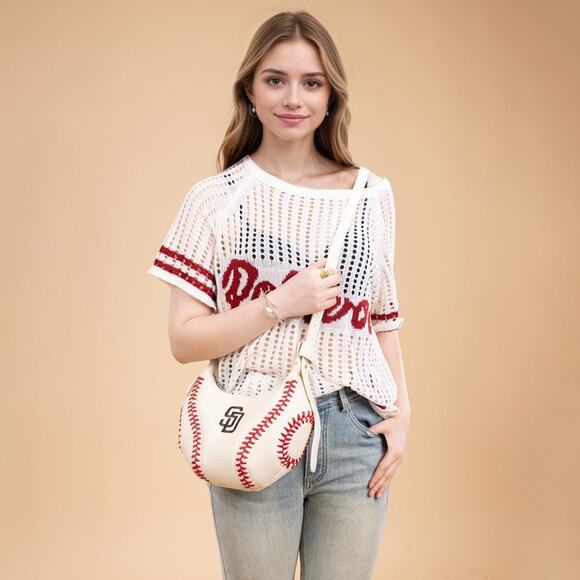 MLB San Diego Padres Hobo Bag/Shoulder Bag *NEW w/ Tags & Dustbag* - Picture 2 of 5